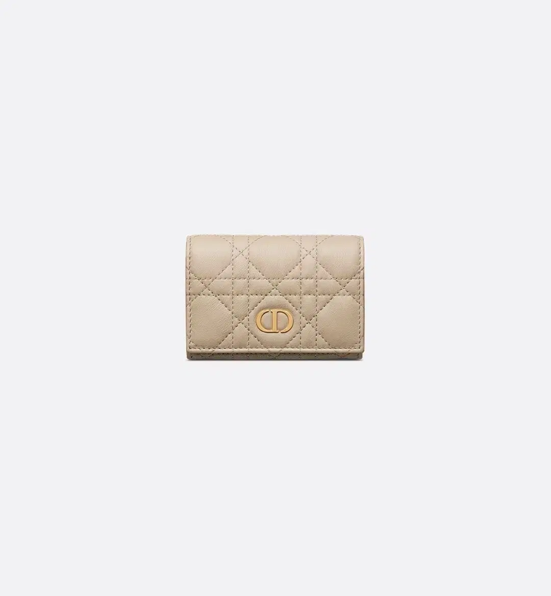 Dior card wallet, beige color